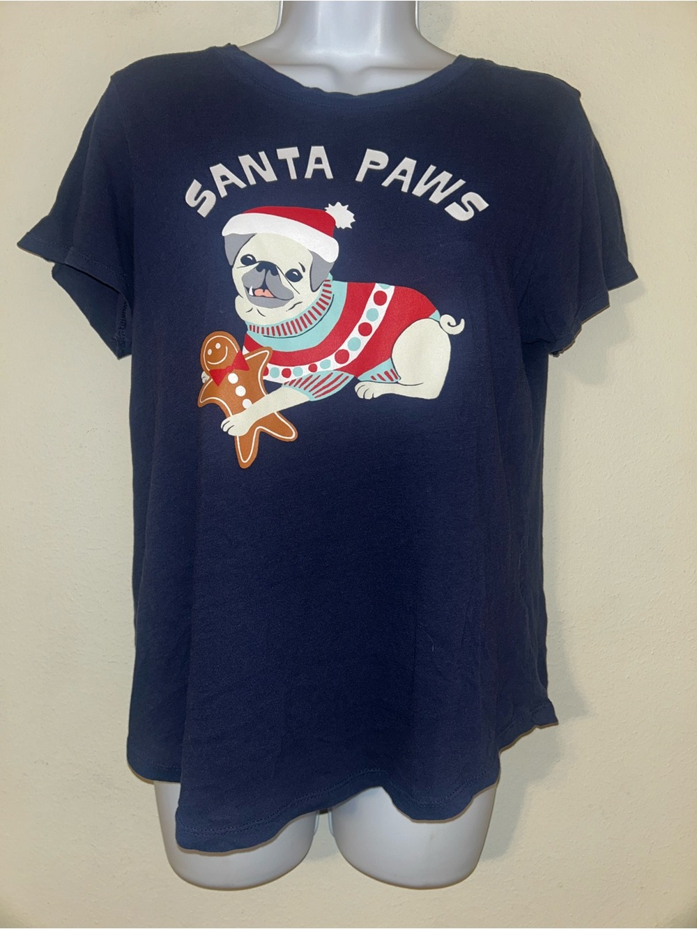 Old Navy Everywear Santa Paws T-Shirt